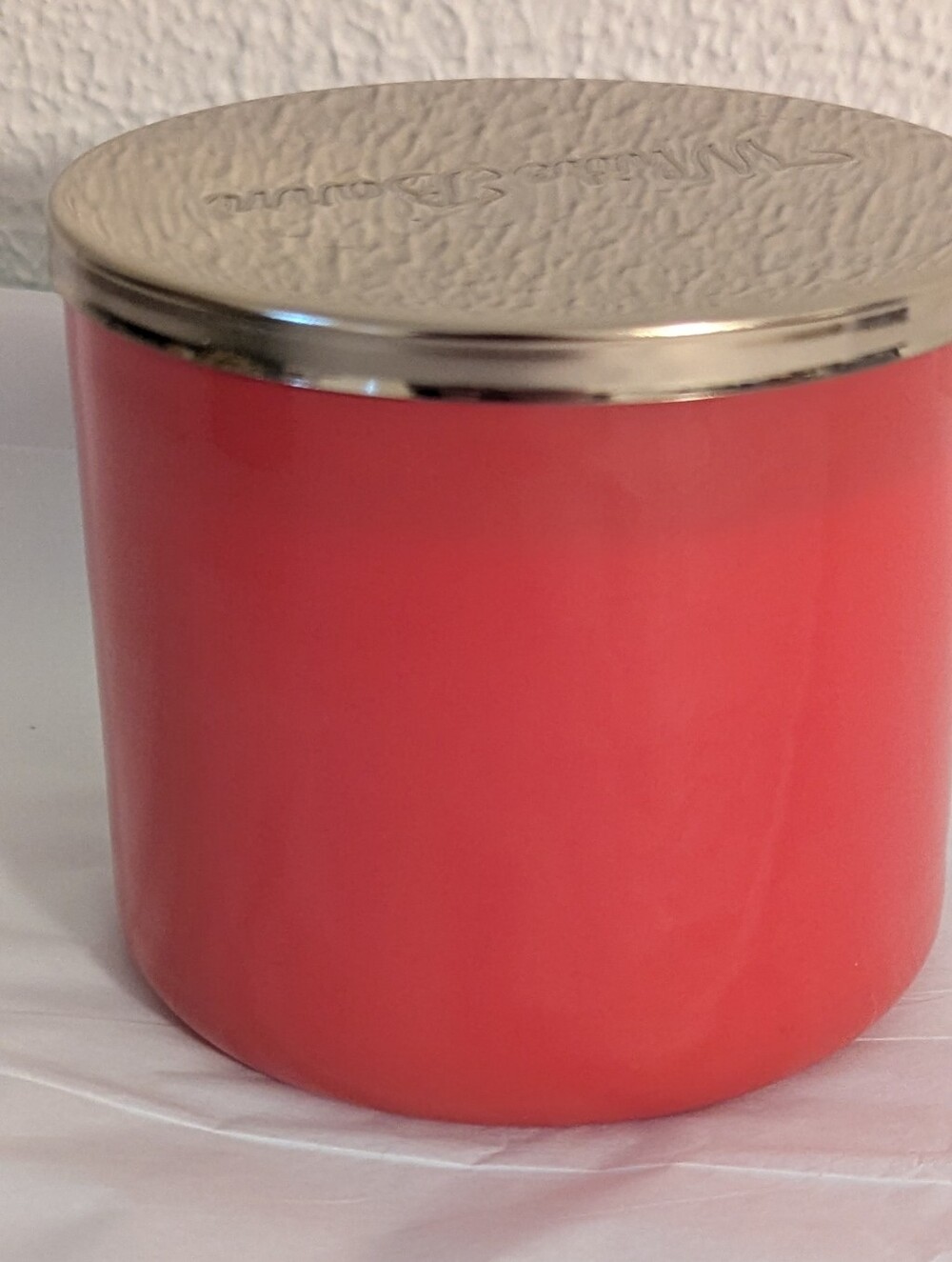 White Barn Bath & Body Works Scented Candle Pumpkin Apple 3 Wick 14.5 Oz  New - Picture 5 of 5